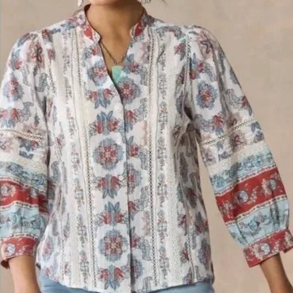 Sundance Classic Melody Long Sleeve Shirt Size L